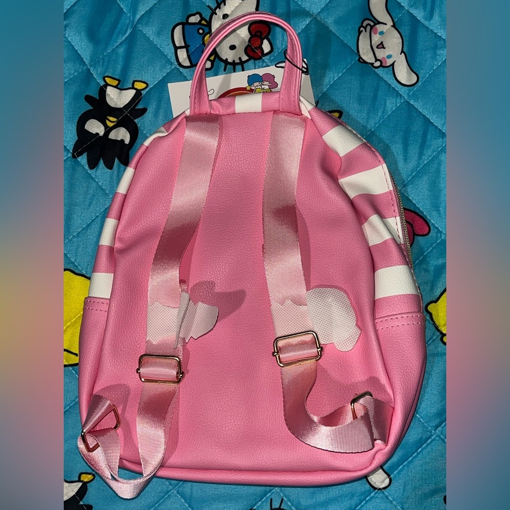 Hello Kitty and Friends Pink Striped Mini Backpack NEW NWT - Picture 4 of 9